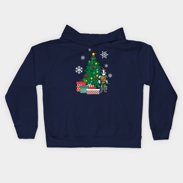 Avocato Around The Christmas Tree Final Space Kids Hoodie by Nova5